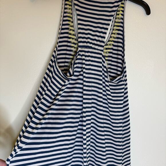 Le Sample Embroidered Racerback Tank Top Women Size Large - Picture 5 of 7